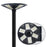 Lot de 4x Lampes solaires pour extérieur - Série OVNI - Version HERCULE 500 - Rendu lumineux 500 Watts - 2200 lumens –  Angle 360° - Diamètre tube d'insertion 60 / 76 mm - Avec détecteur de mouvement – Capteur crépusculaire - Avec télécommande - 6000k