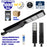 Lot de 4x Lampes de rue solaire - Série POWER EVO V2 - 1000 Watts - 3000 Lumens - IP65 - Angle 130x75° - 106 x 20 x 9 cm - Panneau MONOCRISTALLIN - Structure en ALUMINIUM - Mode détection sans veille (0-100% - 1 minute) - Télécommande - 6500k