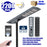 Lot de 4x Lampes de rue solaires- Série STARSHIP ULTRA 12000 - Rendu lumineux 2200 Watts - 12 000 Lumens - Couleur 6000k - Angle 150x70° - IP65 - Structure aluminium - Dimensions 167 x 36 x 16cm - Tube d'insertion 76mm - Contrôle intelligent - Capteur PIR