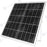 Lot de 7x Projecteurs LED solaires - Série SECURITY V2 - 250 Watts - 1500 Lumens - Angle 90° - IP65 - Lampe 26 x 21 x 4 cm - Panneau solaire MONOCRISTALLIN 30 x 21 x 2 cm - Avec détecteur de mouvement - Avec télécommande - Support ajustable - 6000k