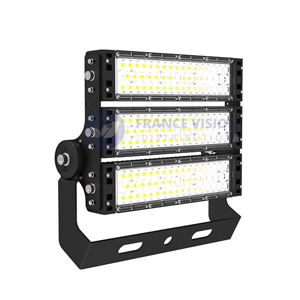 Carton / Lot de 5x Projecteurs haute puissance LED de stade - Série EXCEPTION - 400 Watts - 60 000 Lumens - 150 Lumens/Watt - Angle 20°/40°/60°/90° au choix - 44 x 38 x 11 cm - IP66 - IK08 - 2700k à 6500k - Transformateur Meanwell- Garantie 5 ans