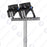 Carton / Lot de 4x Projecteurs de stade - Série ROUND V2 - 500 Watts -  95 000 Lumens - 190 Lumens/Watt - Angle 20° /  30° / 45° / 60° au choix - IP66 - 59 x 51 x 26 cm - 3000k à 6500k - Dimmable - Transformateur SOSEN - Garantie 5 ans