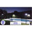 Carton / Lot de 4x Lampes solaires pour extérieur - Série OVNI BASIC - 250 Watts - 1900 lumens - Angle 360° - Diamètre tube d'insertion 80 mm - Avec détecteur de mouvement - Avec télécommande - Contrôleur MPPT - Couleur d'éclairage 3000K