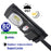 Lampe de rue solaire - Série CYCLOPE - Rendu lumineux 80 Watts - Angle éclairage 180 ° - IP67 - 25 x 14 x 4 cm - Avec capteur crépusculaire – Support mural intégré – Couleur 6000K