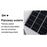 Lot de 4x Lampes solaires pour extérieur - Série OVNI - Version HERCULE 400 - Rendu lumineux 400 Watts - 2000 lumens - Angle 360° - Diamètre tube d'insertion 60 / 76 mm - Avec détecteur de mouvement – Capteur crépusculaire - Avec télécommande - 6000k