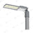 Lampe de rue filaire - Série FLEX V2 - 100 Watts - 13 000 Lumens - 130 Lumens/Watt - IP65 - IK09 - Angle 140x70° - 54 x 17 x 2 cm - 6000k – Angle rotatif ajustable - Tube d'insertion 50/60mm - Garantie 5 ans