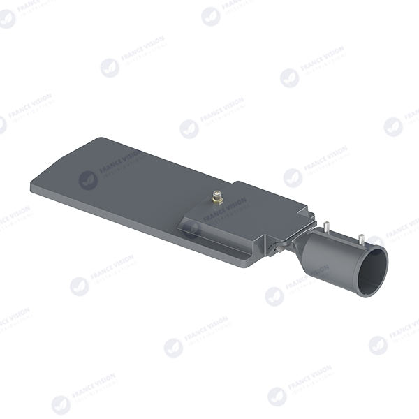 Lampe de rue filaire - Série FLEX V2 - 100 Watts - 13 000 Lumens - 130 Lumens/Watt - IP65 - IK09 - Angle 140x70° - 54 x 17 x 2 cm - 6000k – Angle rotatif ajustable - Tube d'insertion 50/60mm - Garantie 5 ans