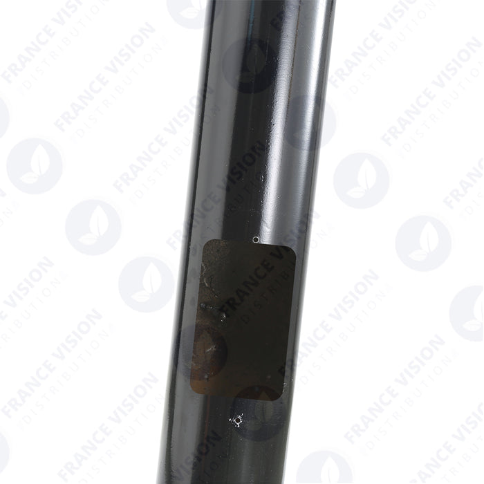 Lot de 5x Mâts / Poteaux pour lampe de rue - Série STANDARD V2 EVO avec TRAPPE - Vis antivol - 4 mètres - Entraxe latéral des trous 200mm - Couleur Noir
