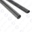 Lot de 5x Mâts / Poteaux pour lampe de rue - Série STANDARD V2 EVO avec TRAPPE - Vis antivol - 5 mètres - Entraxe latéral des trous 200mm - Couleur Noir