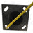 Lot de 5x Mâts / Poteaux pour lampe de rue - Série STANDARD V1 - 5 mètres - Entraxe latéral des trous 160mm - Couleur Noir