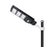 Mât / Poteau pour lampe de rue - Série STANDARD V1 EVO - 3 mètres - Entraxe latéral des trous 200mm - Couleur Noir