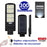 Lampe de rue solaire - Série POWER V300 - Rendu lumineux 300 Watts - Angle 120° - 78 × 9 × 27 cm - IP65 - Avec télécommande - Avec détecteur de mouvement - Avec capteur crépusculaire - 6000k - Diamètre tube d’insertion 45 mm