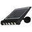 Lot de 12x Projecteurs / Lampes de sécurité solaires LED multifonctionnelles - Série SNIPER – Rendu lumineux 80 Watts - Angle 120° - IP65 - 26 x 21 x 7 cm – Détachable – 7 types d’installations - Avec détecteur de mouvement – Couleur éclairage 6000k