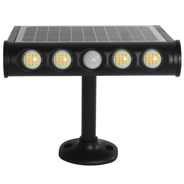 Lot de 12x Projecteurs / Lampes de sécurité solaires LED multifonctionnelles - Série SNIPER – Rendu lumineux 80 Watts - Angle 120° - IP65 - 26 x 21 x 7 cm – Détachable – 7 types d’installations - Avec détecteur de mouvement – Couleur éclairage 6000k