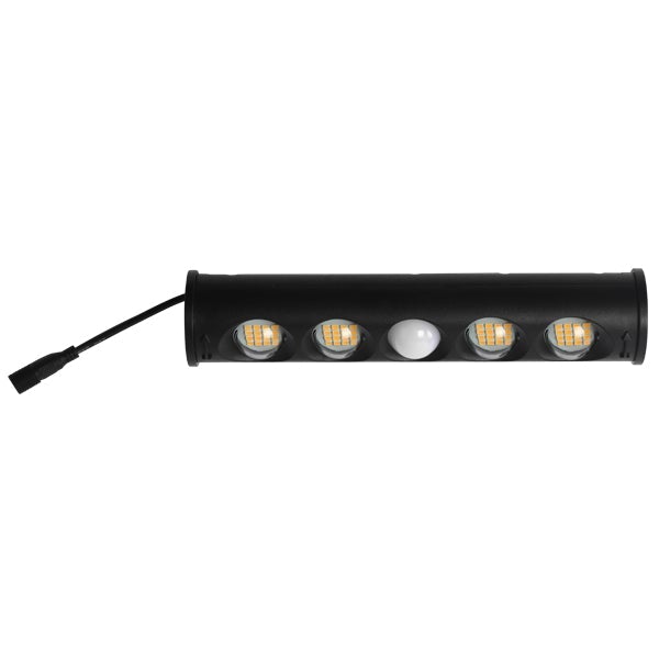 Projecteur / Lampe de sécurité solaire LED multifonctionnelle - Série SNIPER – Rendu lumineux 80 Watts - Angle 120° - IP65 - 26 x 21 x 7 cm – Détachable – 7 types d’installations - Avec détecteur de mouvement – Couleur éclairage 6000k