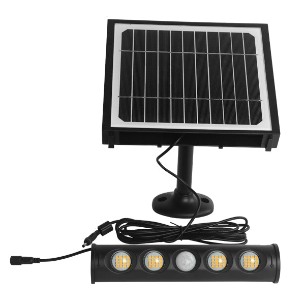 Lot de 12x Projecteurs / Lampes de sécurité solaires LED multifonctionnelles - Série SNIPER – Rendu lumineux 80 Watts - Angle 120° - IP65 - 26 x 21 x 7 cm – Détachable – 7 types d’installations - Avec détecteur de mouvement – Couleur éclairage 6000k