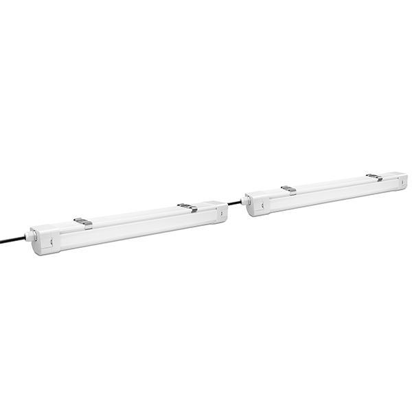 Pack de 6x Réglettes LED étanches connectables - Série EASY-LINK - Version POWER - Puissance ajustable 30 / 40 / 50 / 60 Watts - 8400 Lumens - 140 Lumens/Watt - 150 x 7 x 6 cm - Angle 120° - IP65 - 4000K - Transformateur OSRAM - Garantie 5 ans