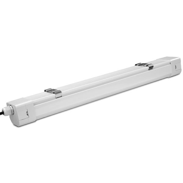 Pack de 6x Réglettes LED étanches connectables - Série EASY-LINK - Version POWER - Puissance ajustable 30 / 40 / 50 / 60 Watts - 8400 Lumens - 140 Lumens/Watt - 150 x 7 x 6 cm - Angle 120° - IP65 - 4000K - Transformateur OSRAM - Garantie 5 ans