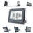 Carton / Lot de 2x Projecteurs LED solaires - Série WARRIOR - 800 Watts - Angle 120° - Lampe 39 x 30 x 8 cm - Panneau solaire 67 x 45 cm - IP67 - Avec télécommande - Dernière génération Solaire - Couleur éclairage 4000K
