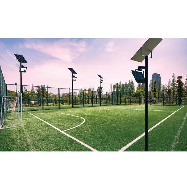 Carton / Lot de 2x Projecteurs LED solaires - Série WARRIOR - 800 Watts - Angle 120° - Lampe 39 x 30 x 8 cm - Panneau solaire 67 x 45 cm - IP67 - Avec télécommande - Dernière génération Solaire - Couleur éclairage 4000K
