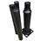 Lot de 5x Mâts / Poteaux pour lampe de rue - Série STANDARD V1 - 5 mètres - Entraxe latéral des trous 160mm - Couleur Noir