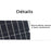 Plafonnier Solaire avec ampoule - Série ILLUMINE - Rendu lumineux 50 Watts - Double couleur d'éclairage 3000K / 6000K - IP65 - Câble 5 mètres - Autonomie 15 heures - Télécommande