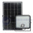 Projecteur LED solaire - Série SECURITY V1 - Rendu lumineux 150 Watts - 1500 lumens - Angle 120° x 60° - IP65 - 4000k - Lampe 14 x 15 x 3 cm - Panneau solaire monocristallin ajustable 22 x 18 x 2 cm - Détecteur Infrarouge - Télécommande
