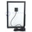 Projecteur LED solaire - Série SECURITY V1 - Rendu lumineux 150 Watts - 1500 lumens - Angle 120° x 60° - IP65 - 4000k - Lampe 14 x 15 x 3 cm - Panneau solaire monocristallin ajustable 22 x 18 x 2 cm - Détecteur Infrarouge - Télécommande