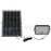 Projecteur LED solaire - Série SECURITY V1 - Rendu lumineux 150 Watts - 1500 lumens - Angle 120° x 60° - IP65 - 4000k - Lampe 14 x 15 x 3 cm - Panneau solaire monocristallin ajustable 22 x 18 x 2 cm - Détecteur Infrarouge - Télécommande