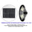 Lampe solaire pour extérieur - Série OVNI BASIC - 250 Watts - 1900 lumens - Angle 360° -  IP65 - Diamètre tube d'insertion 80 mm - Avec détecteur de mouvement - Avec télécommande - Contrôleur MPPT - Couleur d'éclairage 3000K