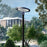 Lampe LED solaire  - Série OVNI FUTUR - RGBWW - Type UFO - 1200 Watts - 2800 lumens - Panneau Monocristallin - Angle 360° - Diamètre tube d'insertion 76 mm - Télécommande - Couleur 3000K / 6000K / RGB