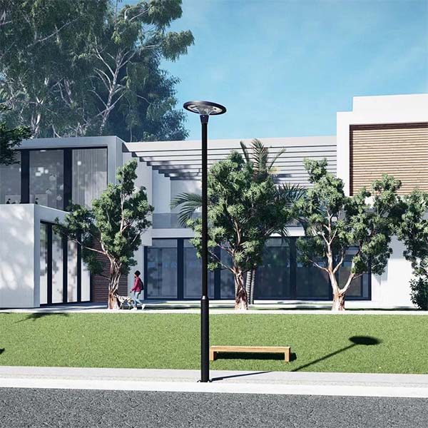 Palette de 14x Lampes LED solaires  - Série OVNI FUTUR - RGBWW - Type UFO - 1200 Watts - 2800 lumens - Panneau Monocristallin - Diamètre tube d'insertion 76 mm - Télécommande - Couleur 3000K / 6000K / RGB