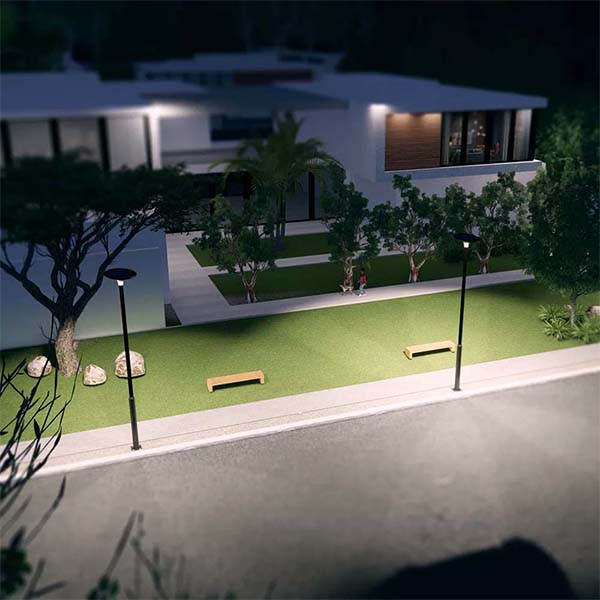 Carton / Lot de 6x Lampes LED solaire  - Série OVNI FUTUR - RGBWW - Type UFO - 1200 Watts - 2800 lumens - Panneau Monocristallin - Diamètre tube d'insertion 76 mm - Télécommande - Couleur 3000K / 6000K / RGB