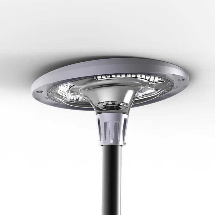 Carton / Lot de 6x Lampes LED solaire  - Série OVNI FUTUR - RGBWW - Type UFO - 1200 Watts - 2800 lumens - Panneau Monocristallin - Diamètre tube d'insertion 76 mm - Télécommande - Couleur 3000K / 6000K / RGB