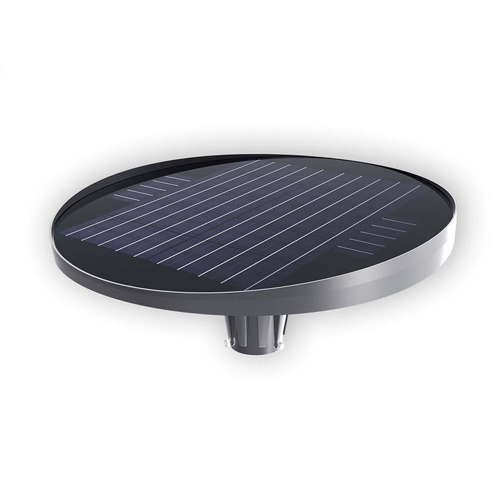 Palette de 14x Lampes LED solaires  - Série OVNI FUTUR - RGBWW - Type UFO - 1200 Watts - 2800 lumens - Panneau Monocristallin - Diamètre tube d'insertion 76 mm - Télécommande - Couleur 3000K / 6000K / RGB