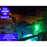Carton / Lot de 2x Projecteurs LED solaires - Série WARRIOR RGBW (Multicolores + Blanc) - 800 Watts - Angle 120° - Lampe 38,5 x 30,3 x 8cm - IP67 - Avec télécommande - Avec capteur crépusculaire - Bluetooth - Rythme musical
