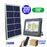 Carton / Lot de 4x Projecteurs LED solaires - Série WARRIOR - 300 Watts - Angle 120° - Lampe 34 x 27 x 7 cm - Panneau solaire 58 x 35 cm - IP67 - Avec télécommande - Dernière génération Solaire - Couleur éclairage 4000K