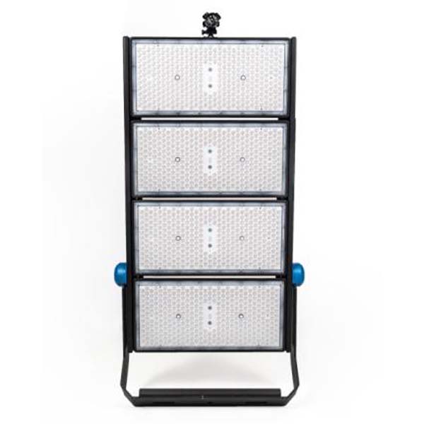 Lot de 4x Projecteurs haute puissance LED de stade - Série EXCEPTION - 1000 Watts - 150 000 Lumens - 150 Lumens/Watt - Angle 15°/30°/45°/60°/90°/120° au choix - 46 x 88 x 18 cm - IP66 - IK08 - Transformateur Meanwell- Garantie 5 ans