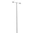 Double tête de mât en ligne - Insertion mât diamètre 80mm / Support 60mm