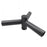 Triple tête de mât perpendiculaire - Insertion mât diamètre 80mm / Support 60mm