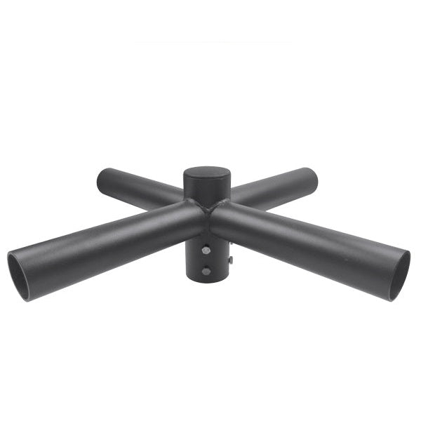 Quadruple tête de mât perpendiculaire - Insertion mât diamètre 80mm / Support 60mm