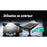 Projecteur / Lampe de sécurité solaire LED multifonctionnelle - Série SNIPER – Rendu lumineux 80 Watts - Angle 120° - IP65 - 26 x 21 x 7 cm – Détachable – 7 types d’installations - Avec détecteur de mouvement – Couleur éclairage 6000k