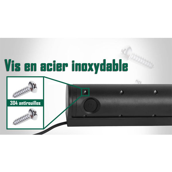 Lot de 12x Projecteurs / Lampes de sécurité solaires LED multifonctionnelles - Série SNIPER – Rendu lumineux 80 Watts - Angle 120° - IP65 - 26 x 21 x 7 cm – Détachable – 7 types d’installations - Avec détecteur de mouvement – Couleur éclairage 6000k