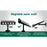 Lot de 12x Projecteurs / Lampes de sécurité solaires LED multifonctionnelles - Série SNIPER – Rendu lumineux 80 Watts - Angle 120° - IP65 - 26 x 21 x 7 cm – Détachable – 7 types d’installations - Avec détecteur de mouvement – Couleur éclairage 6000k